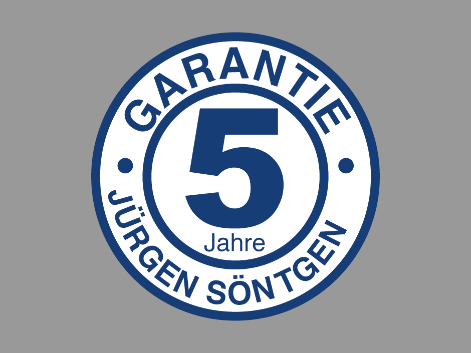 5 Jahre Garantie