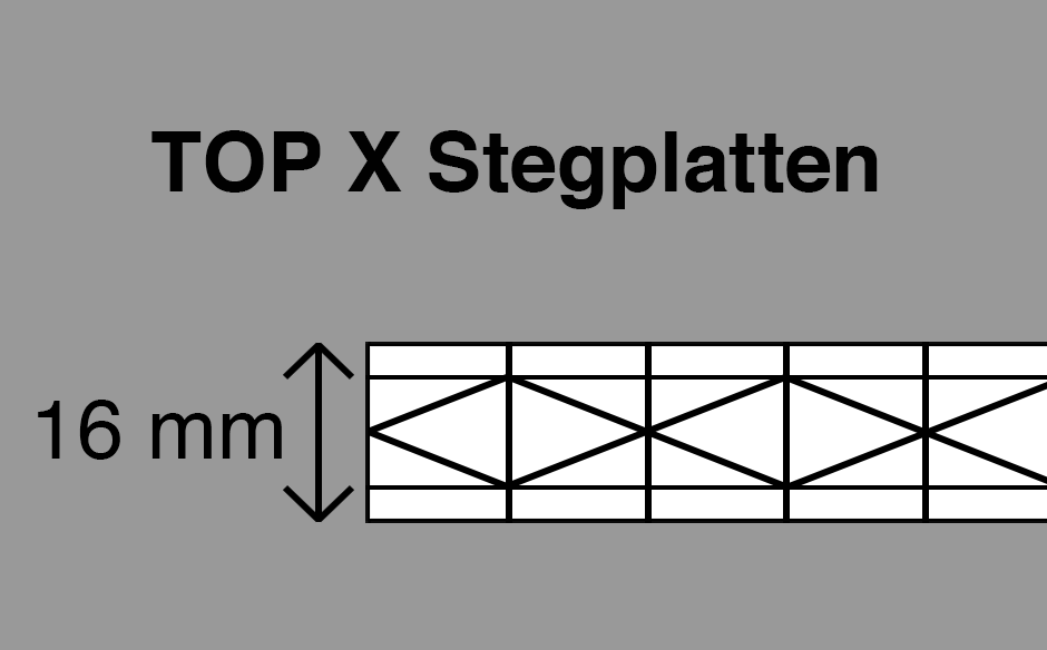 TOP X Stegplatte